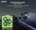 BJLM Camera Lens Protector For iPhone 11 11Pro 11ProMax 12 12Pro 12ProMax 13 13Pro 13ProMax 14 14Plus 14Pro 14ProMax 15 15Pro 15ProMax Camera Tempered Glass Full Coverage. 
