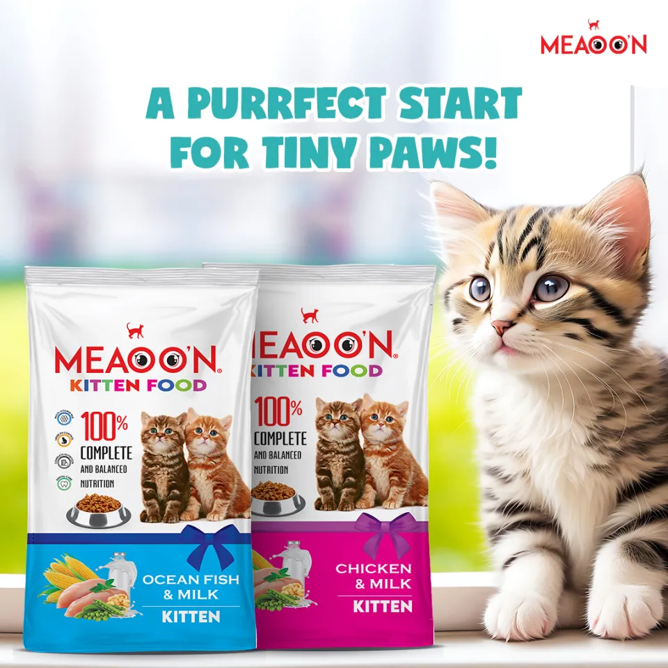 Meaoon Kitten Cat Food Ocean Fish Milk or Chicken Milk 400g Daraz.pk