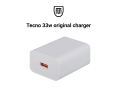 Tecno 33W Fast Charging Type-C Charger | Super Fast Wall Adapter | USB-C PD Quick Charge Power Adapter for Android Phones | Compact Travel Charger. 