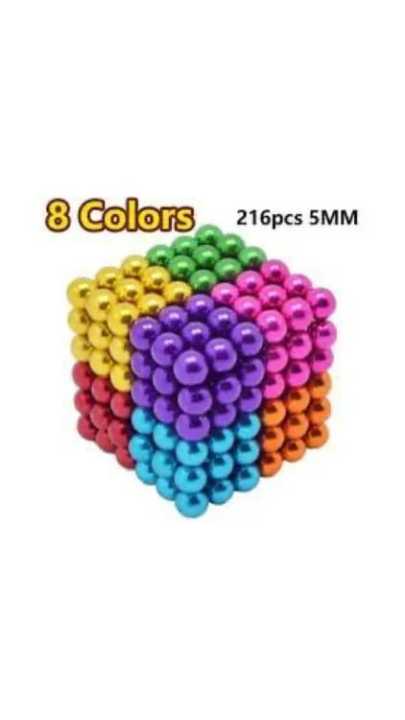 Magnet%20Balls%205MM%20%7C%20216Pcs%20(8%20Multi%20Color)%20Magnetic%20gift%20Toy%20%7C%20Ages%203+%20-%20Image%202