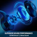 PHOINIKAS Q9 PROFESSIONAL WIRELESS BLUETOOTH GAMING HEADSET |NOICE CANCELLATION MIC |40H Playtime |7.1 SURROUNDED SOUND CHANNEL. 