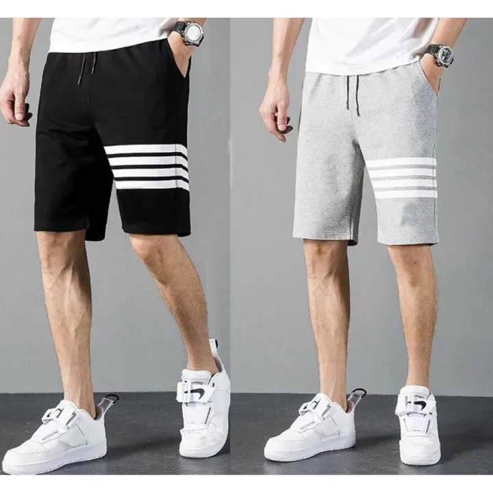 Pack%20Of%202%20Linning%20Stripe%20Style%20Fashion%20Terry%20Shorts%20for%20Men%20-%20Image%202
