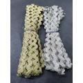 Zigzag Dori Lace for cloth- 4 Yard Pack / new fashion. 