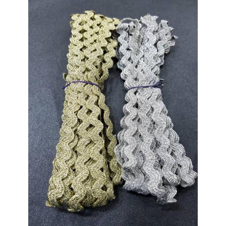 Zigzag Dori Lace for cloth- 4 Yard Pack / new fashion