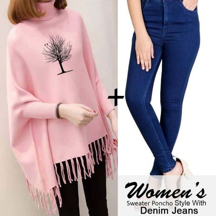 Pack%20of%202%20Printed%20poncho%20for%20women%20-%20Image%206