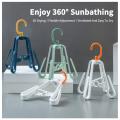 360 Degree Rotating Four Sided Foldable Hanger. 