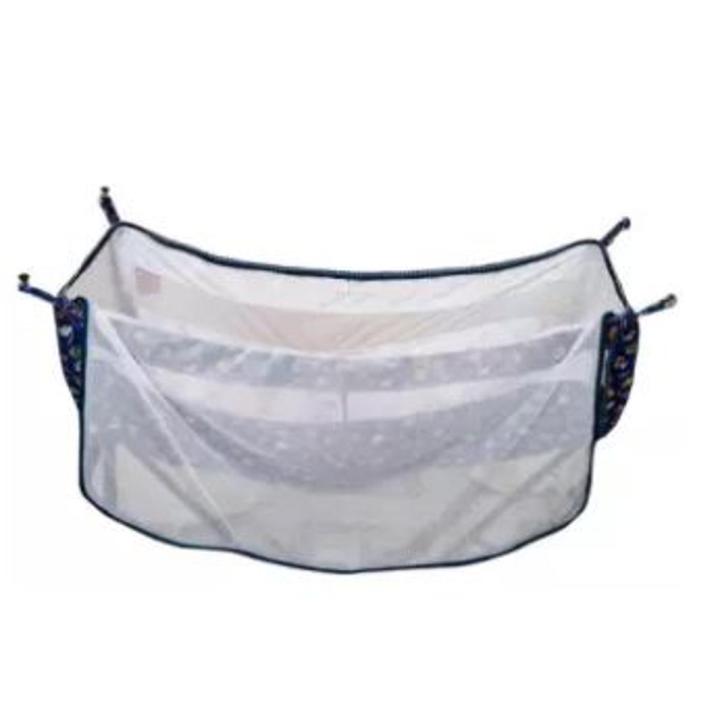 Cradle Cover / Jholi / Chatiya With Mosquito Net In Multicolor