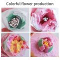 1M + 2D + 6B + Russian Nozzle Stainless Steel  , Open Star Tip Pastry Cookies Tools Icing Piping Bag Nozzles Cake Decorating Cupcake Creates Drop Flower. 