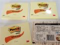 Sticky Note Square Shape Sticky Note Sky Light Yellow colorNote Pad 3 X 4 inch Memo paper sticker pack of 100 sheets. 