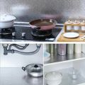 Self Adhesive Kitchen Oil-proof Waterproof Kitchen Aluminum Foil Sticker Roll Stove Cabinet Wall Aluminium Sheet DIY Wallpaper. 