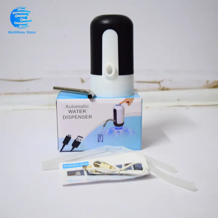 BPA%20Free%20Electric%20Water%20Pump%20Dispenser%20with%20Stainless%20Steel%20Pipe,%20Food%20Grade%20Silicone%20Hose%20and%20Usb%20Power%20Cord,%20Automatic%20Water%20Pump%20Rechargeable,%20USB%20Wireless%20Water%20Bottle%20Pump%20-%20Image%202
