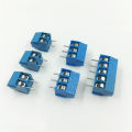 50pcs Kf350-2p 3p 3.5mm 300v 10a Pitch 2 3 Pin Spliceable Plug-In Screw Terminal Block Connector For 24-18 Awg Cable Kf350. 