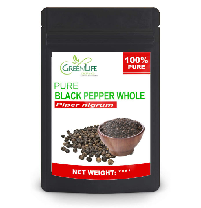 Pure Organic Black Pepper whole| Kali Mirch whole 200 g | Daraz.pk