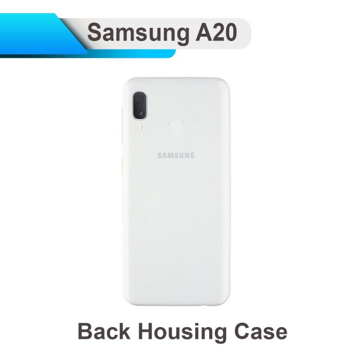 Samsung A20 Rear Back Body Casing Housing Replacement Battery Back Door Premium High Quality For Samsung A20 - White