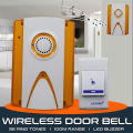 Wireless Cell Operated Remote Control Door Office Bell | Wireless Remote Control Door Office Bell | Wireless Door Bell Wireless Remote Doorbell Long Range Super Extra 150 Meter. 