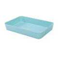 High Quality Simple And Multi-purpose Storage Box Colourful PP Plastic Classification Storage Durable Case Desktops Drawers Office Home Supples 1Pcs. 