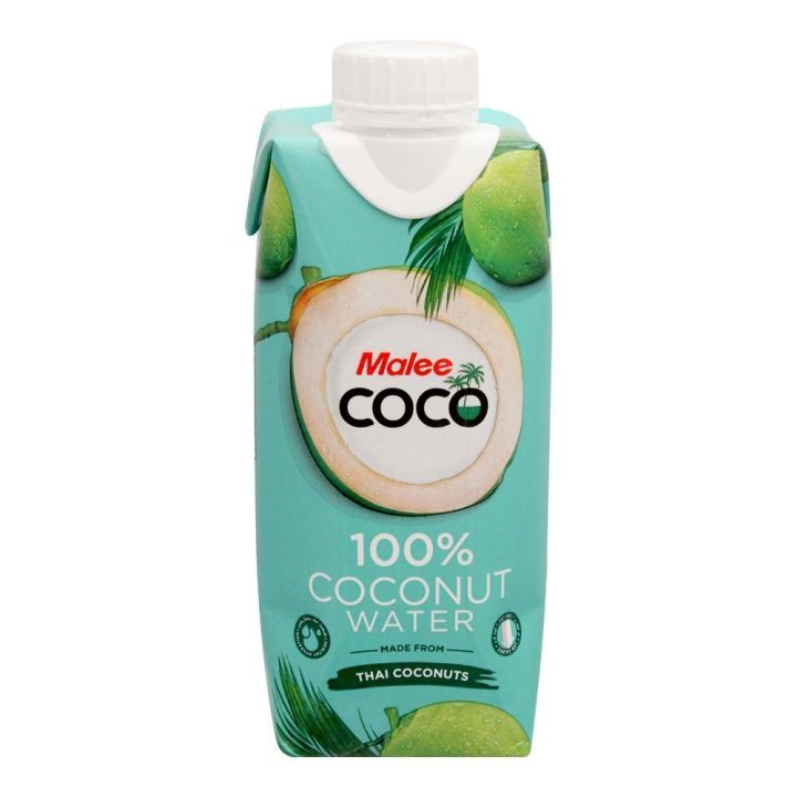 Malee Coco 100% Coconut Water Fruit juice 330ml Bottle