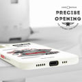 Hontinga for iPhone 7 Plus / 8 Plus Case Side Design Phone Cover Creative Funny Dollar Bag Be Rich Cover Square Edge Pattern Liquid Silicone Trend Case. 