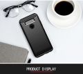 Leweisi Carbon Fiber Bumper Phone Case For LG K51 / LG Q51 / LG Reflect Back Cover Coque Shockproof Protective. 