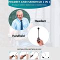 New 2 in 1 Handheld UHF Wireless Microphone Professional Head-Wear Mic Volume Amplifier for Speech Teaching. 
