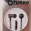 Turbo TR-Metal Earphone Super Bass Black. 
