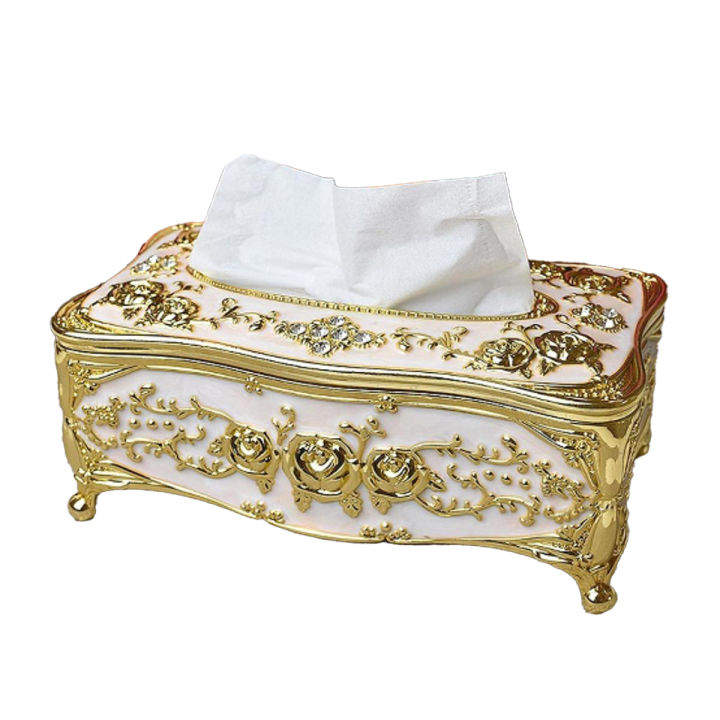 Tissue Box Large Capacity Beautiful Facial Tissue Holder Dispenser Box
