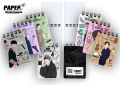 BTS 7 Members Designs Mini Note Pads, ATM Pads-ATM Card size-100 Pages-By PaperCuts PaperProducts. 