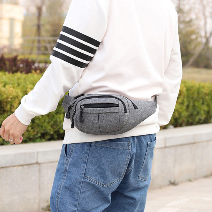 Crossbody Fanny Pack for Men Fashionable Fashion Waist Bag Purse Belt Bag Large Capacity Wear resistant Hip Belt Cross body Business Messenger Bags. Daraz.pk