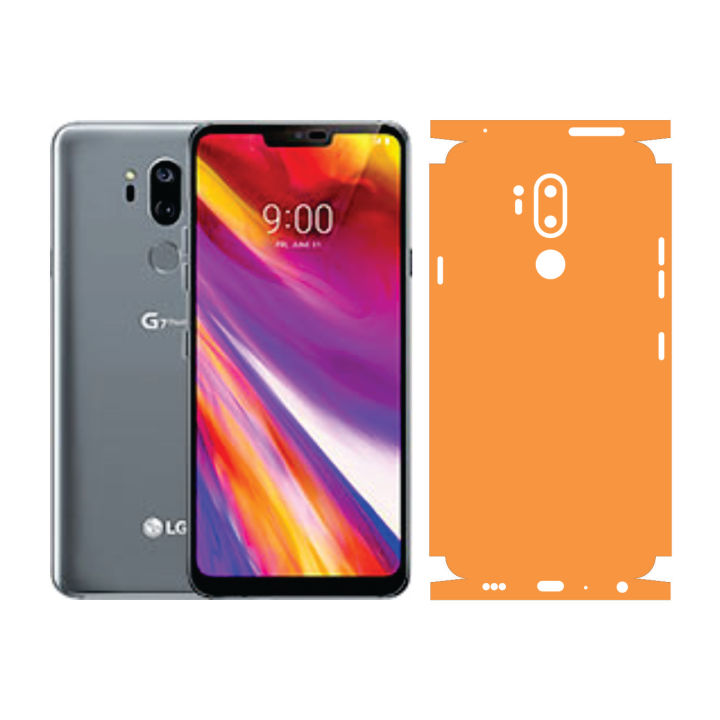 LG G7 ThinQ Back RHINO-1080 Light Orange Sheet Anti-stain Wrap Cover