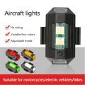 【BUY 2 GET 1 Upgrade Magnetic 7 Color Motorcycle Charging flash lamp airplane lights strobe lights pilot lights modified universal strobe car locomotive. 