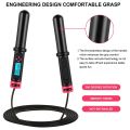 Jump Rope with Counter for Fitness,Digital Weight Calories Time Skipping Rope for Exercise,Adjustable Speed Rope,Pink. 