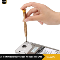 TALEC.PK | Mini 25 in 1 Precision Screwdriver Kit, 25 Piece Screwdriver Kit Repair Tools, Set with Leather Case. 