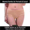 Pack of 2 Soft Cotton Underwear Blended Stuff Female Panties Stretchy Briefs for Girls and Women Undergarments. 