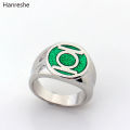 Dc Comics Super Hero Ring Green Lantern Rings For Movie Trendy Jewelry Men And Women Wholesale Enamel Power Ring Men Gift. 