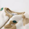 Sanlutoz Cute Bear Fleece Thickened Long Sleeve Toddler Jumpsuits Warm Cozy Korean Style Zipper Winter Baby Rompers Clothing. 