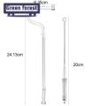Green forest Anti Wrinkle Straw Reusable Glass Drinking Anti Wrinkle Straw. 