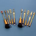 5PCS Anime Naruto Makeup Brushes Set Eye Shadow Foundation Blush Blending Beauty Make Up Kabuki Brush Tools Maquiagem. 