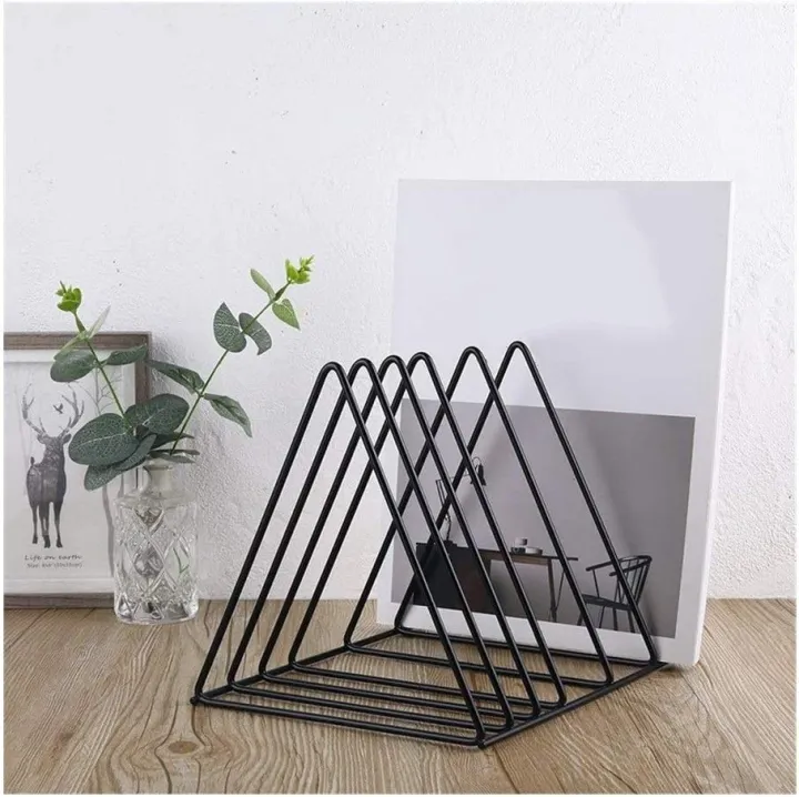 Best%20File%20Holder%20Desk%20Organizer%20Triangle%20Wire%209%20Section%20Desktop%20Iron%20Book%20Stand%20Magazine%20Holder%20For%20Office%20Home%20Decoration%20-%20Image%203