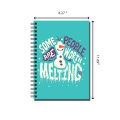 MyKitab - Frozen Spiral NoteBook A5 & A4 150 pages|Notebook for Girls and Boys |Diary. 