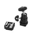 Lcd Monitor Adapter Hot Shoe Cold Shoe Base With 1/4 Inch Female Hole. 