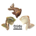 Onyx Dolphin Figurine Marble Stone Figure Vintage Carved Stone Sculpture Primitive Stone Dolphin for Décor Gift. 