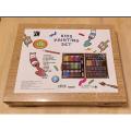 Kids wood painting set art box colour box colouring box colour pencils crayon watercolor markers and many more. 