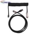 Keyboard Cable Extra-long Type-C to USB Coiled Gaming Keyboard Cable. 
