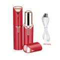 Portable Lipstick Shaped Rechargeable Flawless Hair Remover For Women Painless And Effective Facial Hair Removal Home Razor Shaver Tool. 