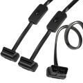 Car OBD2 With Switch, One In Two Bluetooth, Elm327 Figure Bar, Hud Junction Box, Ujia Flat Wire Extension Cable. 