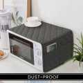 Oven Cover Microwave Dust Cover Waterproof Double Pocket Storage Bag Microwave oven cover Size 17x45 inches. 