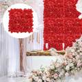 Artificial Panel, Silk Flower Wall Background, Backdrop for Wall Decor, for Wedding Shop Window Stage Background Party. 