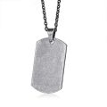Us Military Dog Tag Pendant Necklace For Men Stainless Steel United States Oxidation Gray Metal Male Jewelry 20. 