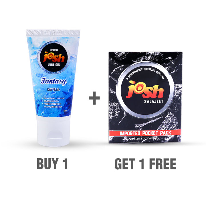 Fantasy Lubricant 30ml + FREE Josh Sala'jeet Condom  Sensual Pleasure  Combo | Daraz.pk