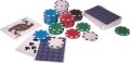 200 Pieces Poke Chips Poke Game With Cards Dice Chips Dealer Button Chip Holder and Aluminum Travel Case. 
